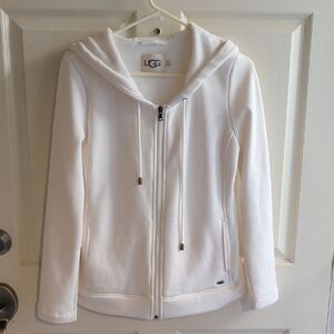 UGG Women's Cream Zip-Up Hoodie